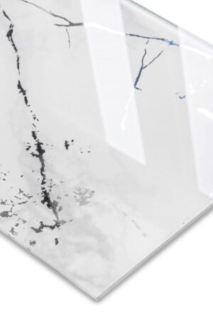 Płytka ścienna szklana dekor marmo white 30x90 GAT  I