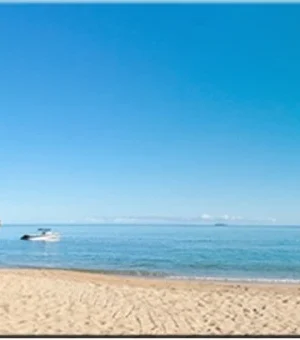 Dekor Szklany Tropic-3 60x180 - piaszczysta plaża Alfa-Cer GAT I