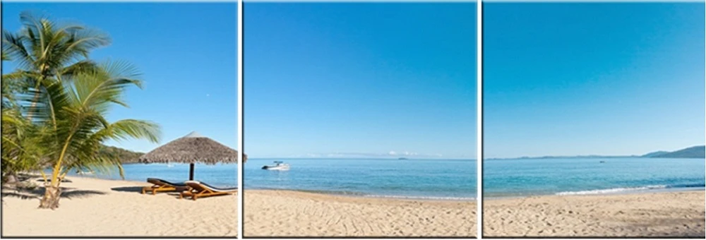 Dekor Szklany Tropic-3 60x180 - piaszczysta plaża Alfa-Cer GAT I