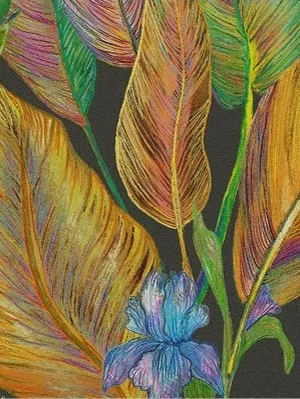 Mural Gresowy Copper Flowers 1A Sugar 60x120 GAT I