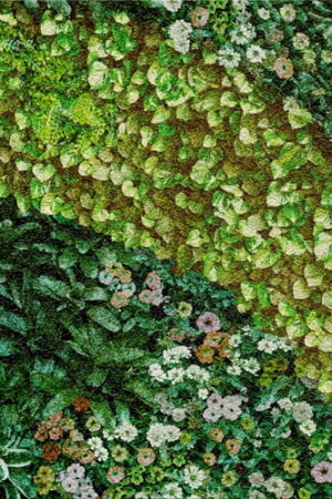 MURAL GRESOWY BUXUS (TRAWNIK) 3/8 SUGAR 60X60 GAT I