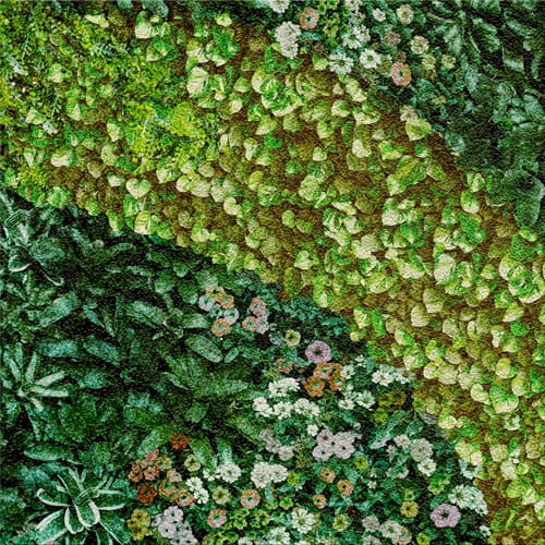 MURAL GRESOWY BUXUS (TRAWNIK) 3/8 SUGAR 60X60 GAT I