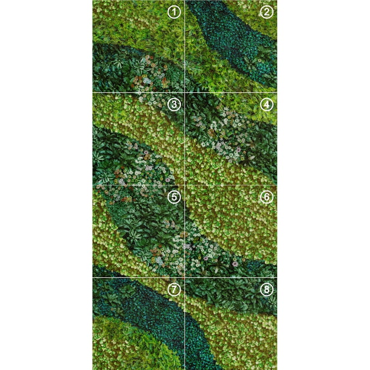 MURAL GRESOWY BUXUS (TRAWNIK) 4/8 SUGAR 60X60 GAT I - obrazek 4