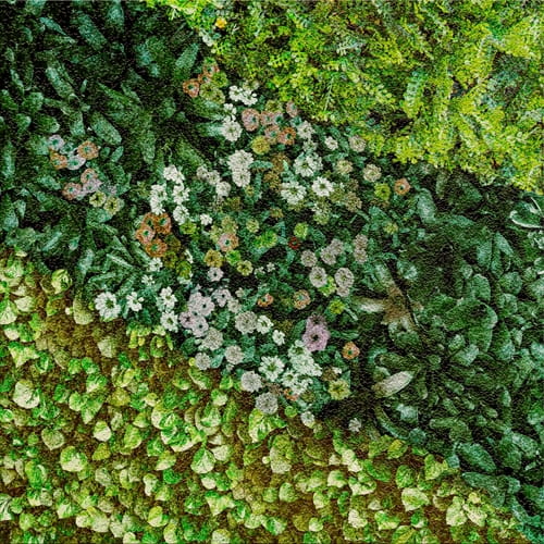 MURAL GRESOWY BUXUS (TRAWNIK) 4/8 SUGAR 60X60 GAT I