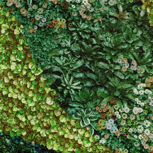 MURAL GRESOWY BUXUS (TRAWNIK) 5/8 SUGAR 60X60 GAT I