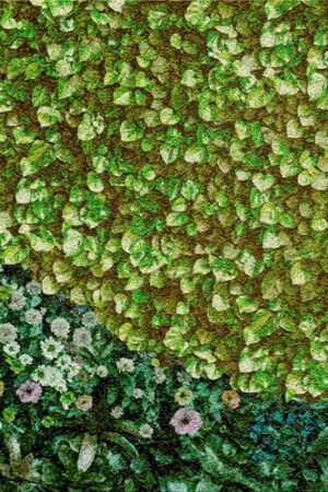 MURAL GRESOWY BUXUS (TRAWNIK) 6/8 SUGAR 60X60 GAT I