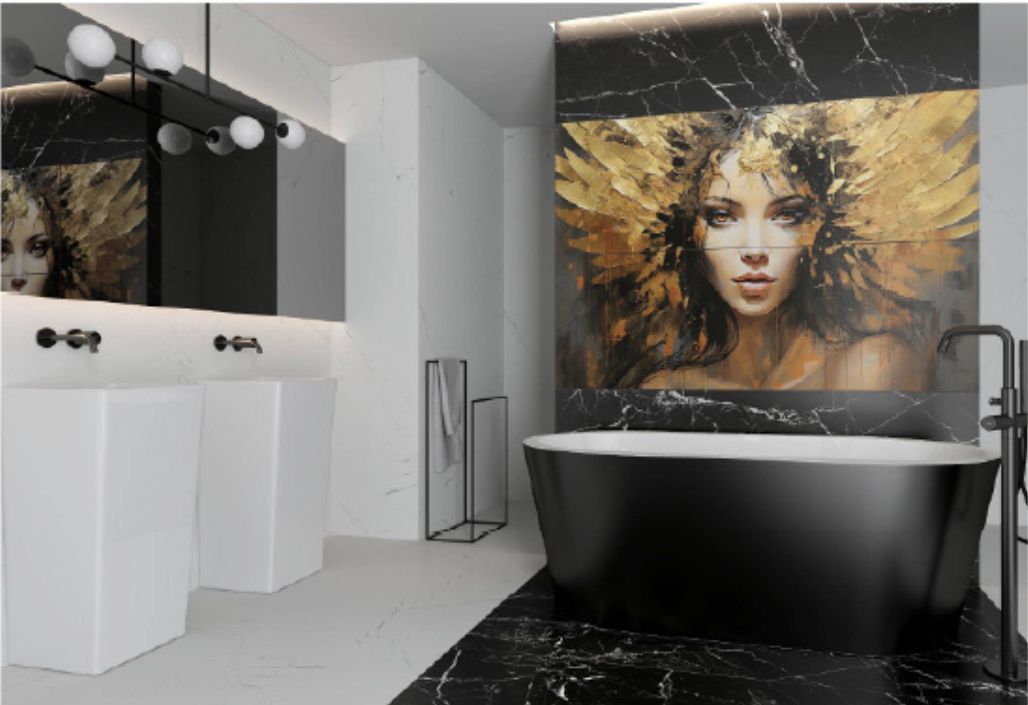 MURAL GRESOWY GOLDEN ANGLE 6/6 180X120 GAT I - obrazek 3