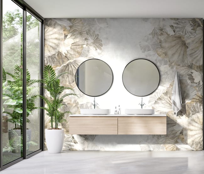 Mural gresowy NENUFARY D 60x120 MAT GAT I - obrazek 3
