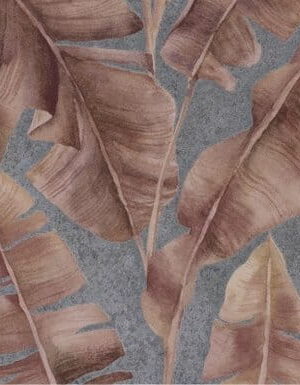 Mural gresowy 60x120 COPPER LEAVES-3 B SUGAR
