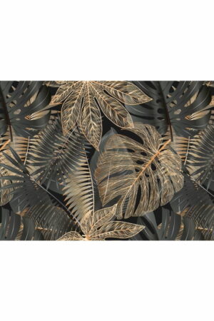 Mural gresowy 60x120 GOLD LEAVES SUGAR
