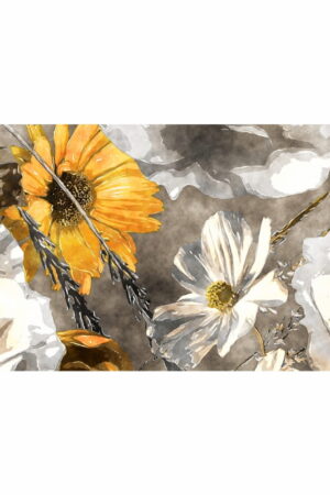 Mural gresowy 60x120 ASH FLOWERS A SUGAR