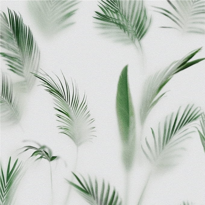 Mural gresowy 60x60 SOFT PALMS 1 B SUGAR