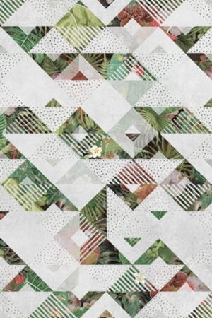 Mural gresowy 60x60 PIRAMID TRIANGLE P2 MAT