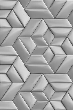 Mural gresowy 60x60 ROMBUS SILVER MAT GAT I