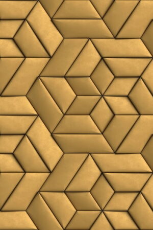 Mural gresowy 60x60 ROMBUS GOLD MAT GAT I