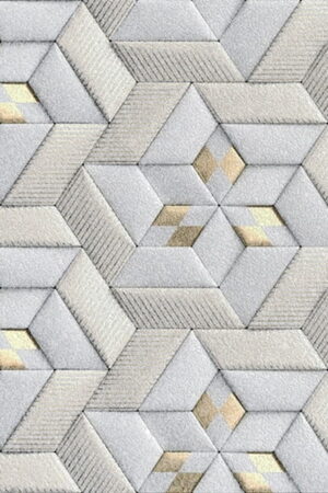 Mural gresowy 60x60 ROMBUS WHITE GOLD SUGAR GAT I