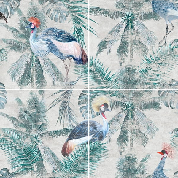 Mural gresowy 60x60 BIRDS 1/4 MAT GAT I - obrazek 2