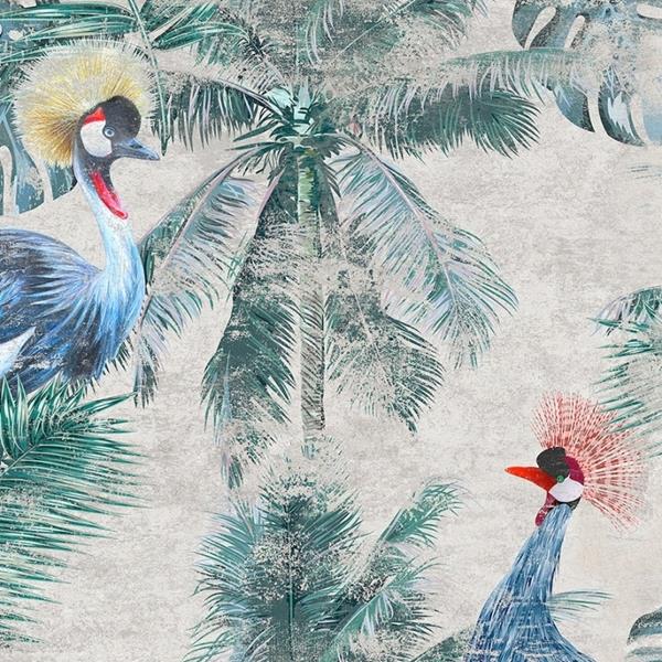 Mural gresowy 60x60 BIRDS 4/4 MAT GAT I