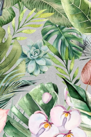 Mural gresowy 60x60 DEK TROPICAL ISLAND GREY 8/8 MAT
