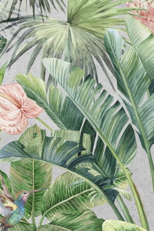 Mural gresowy 60x60 DEK TROPICAL ISLAND GREY 6/8 MAT