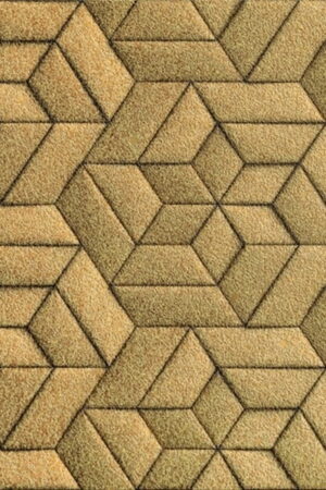 Mural gresowy 60x60 ROMBUS GOLD SUGAR