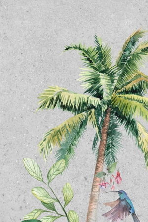 Mural gresowy 60x60 DEK TROPICAL ISLAND GREY 2/8 MAT