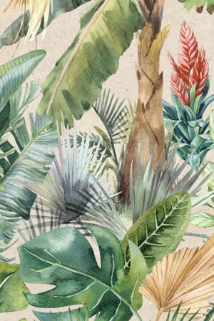 Mural gresowy 60x60 DEK TROPICAL ISLAND BEIGE 5/8 MAT