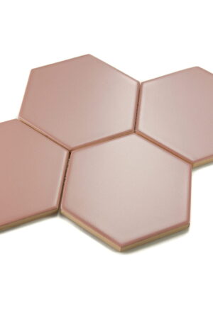 Ceramik Studio Mozaika Heksagon Pink Mat