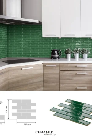 Ceramik Studio Mozaika Modena Emerald