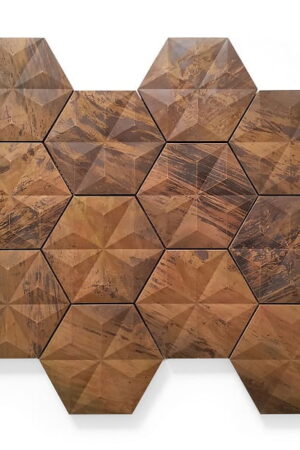 Ceramik Studio Mozaika Heksagon Cooper Mosaic