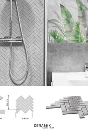 Ceramik Studio Mozaika Vibrant Grey