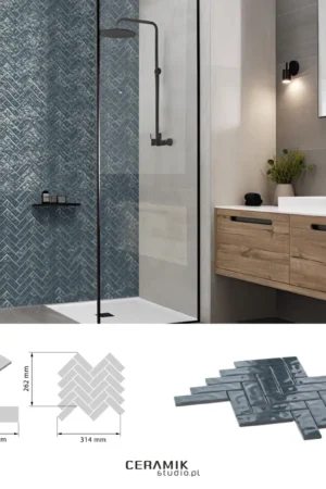 Ceramik Studio Mozaika Vibrant Blue
