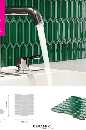 Ceramik Studio Mozaika Sorrento Emerald