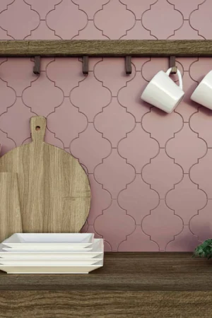 Ceramik Studio Mozaika Arabeska Pink Mat