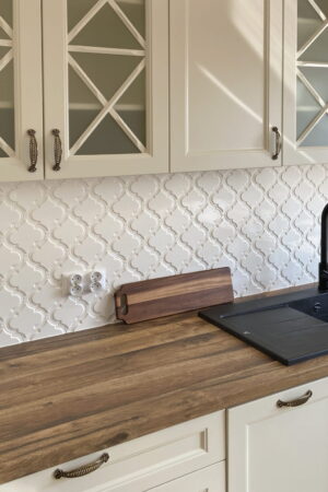 Ceramik Studio Mozaika Arabeska White Glossy Palace