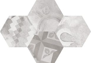 Ceramik Studio Mozaika Heksagon Cemento Patchwork - obrazek 3