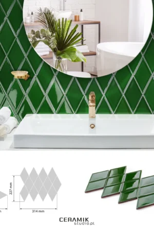 Ceramik Studio Mozaika Unique Green