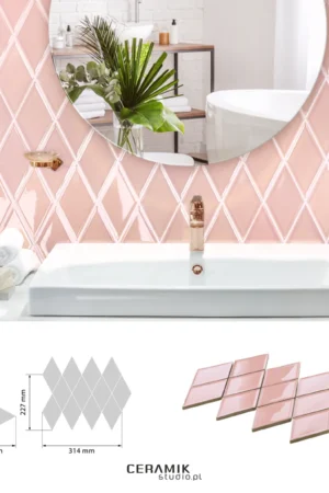 Ceramik Studio Mozaika Unique Pink