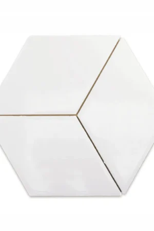 Ceramik Studio Mozaika Romb White Glossy