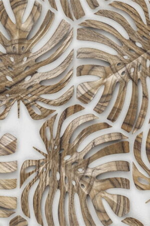 Mural gresowy 60x60 MONSTERA GOLD MAT