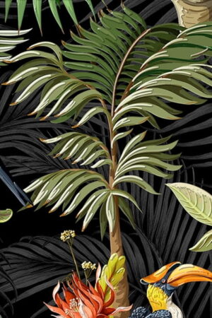 Mural gresowy 60x60 DEK MIDNIGHT GARDEN 2z8 STR GAT I
