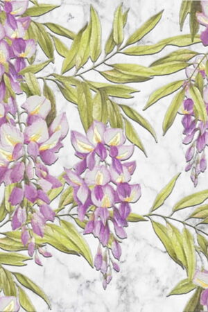 Mural gresowy 60x60 FLOWERS-3 MARBLE STR