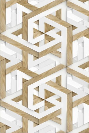 Mural gresowy 60x60 ILLUSION WHITE MAT