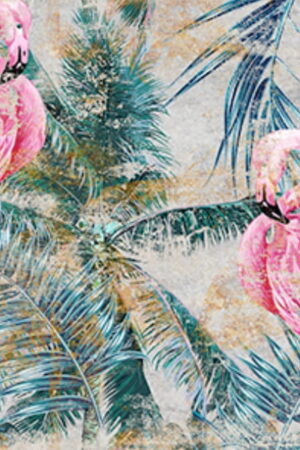 Mural gresowy 60x60 FLAMINGO 3/4 MAT