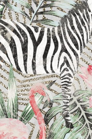 Mural gresowy 60x60 ZEBRA 3/4 MAT