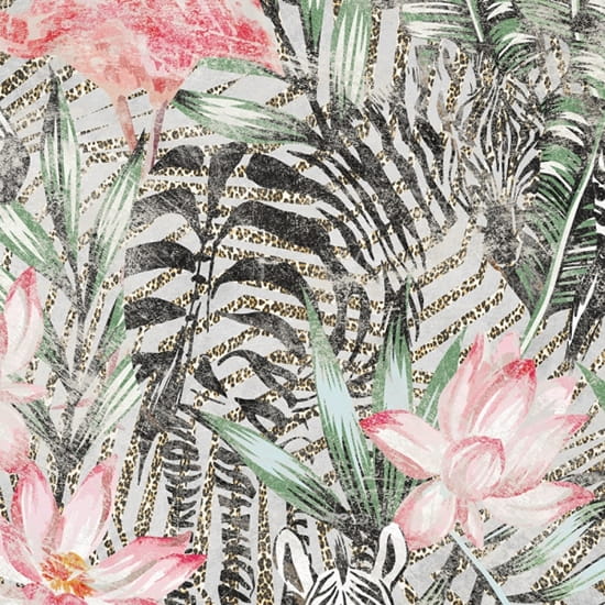 Mural gresowy 60x60 ZEBRA 4/4 MAT
