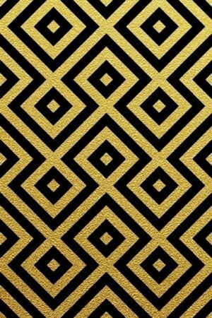 Mural gresowy 60x60 GOLD-1 BLACK MAT