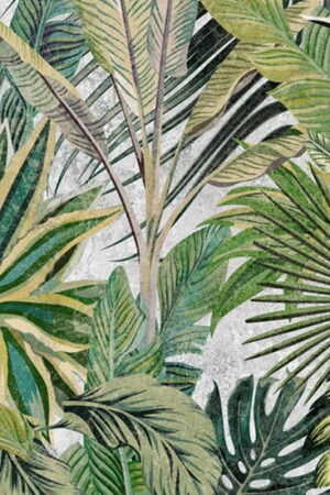 Mural gresowy 60x60 PRESTIGE JUNGLE-2 LIGHT 1/6 MAT