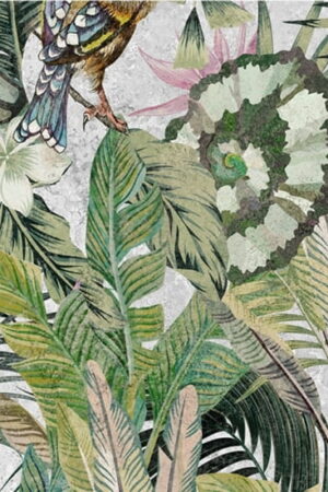 Mural gresowy 60x60 PRESTIGE JUNGLE-2 LIGHT 5/6 MAT
