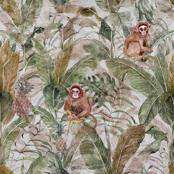 Mural gresowy 60x60 EXOTIC BEIGE MONKEY MINI MAT